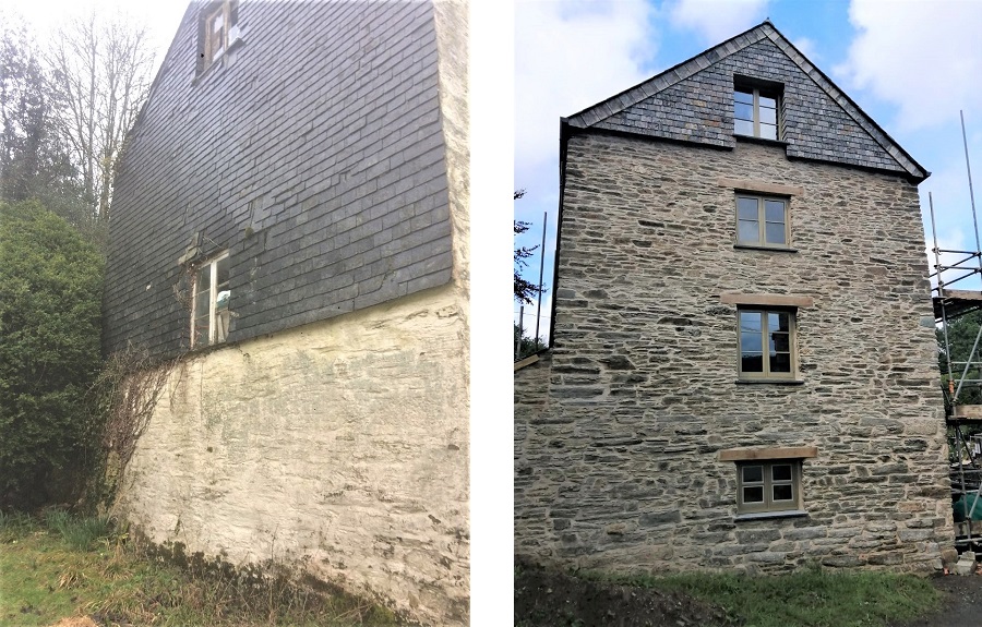 Historic Grade II Listed Mill Restoration Cornwall