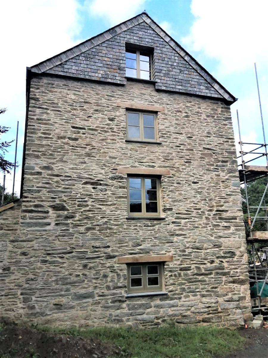 Lime Pointing Cornwall Before and After