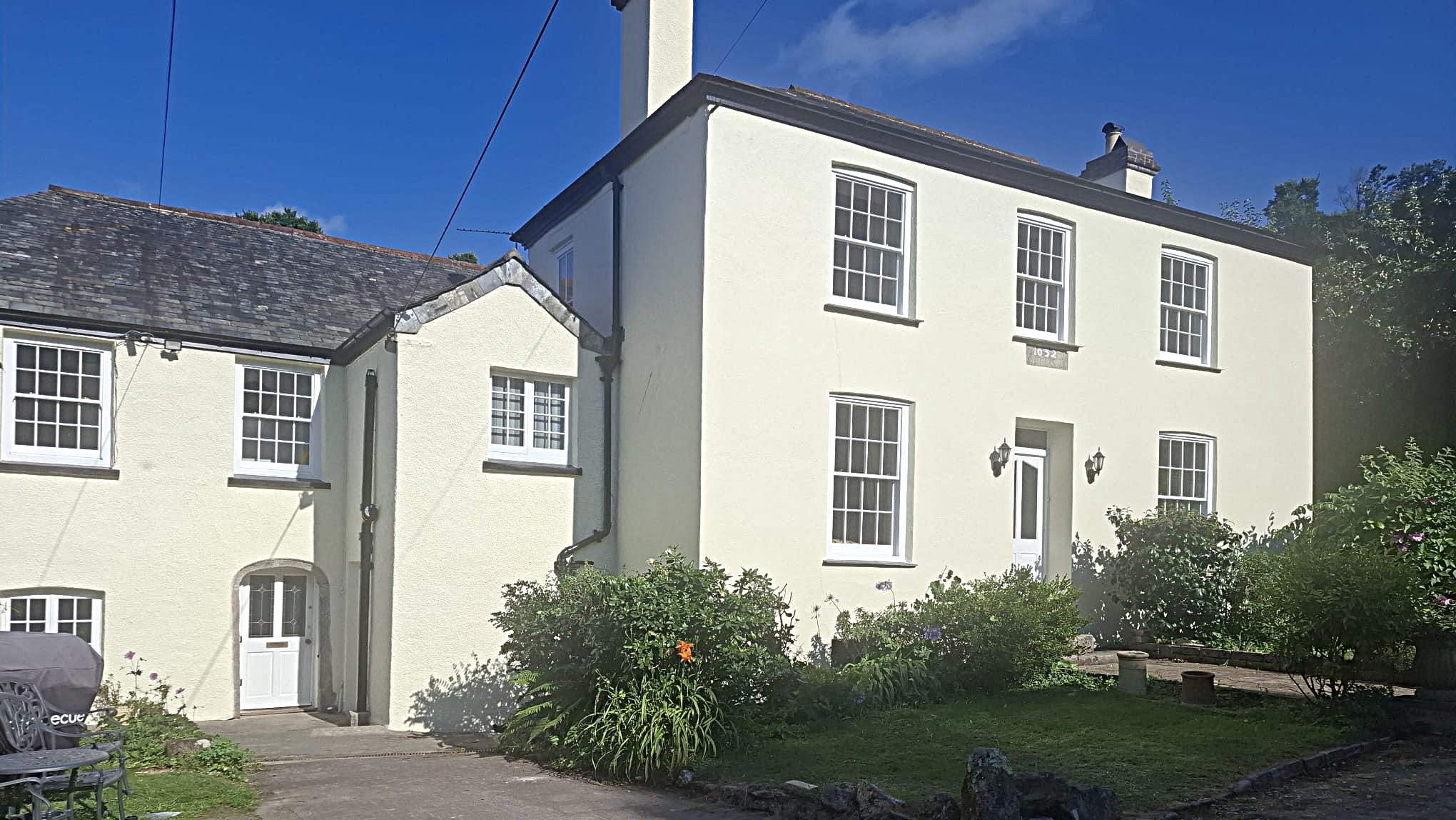 Listed Building Guttering and Downpipe Restoration Mid Cornwall