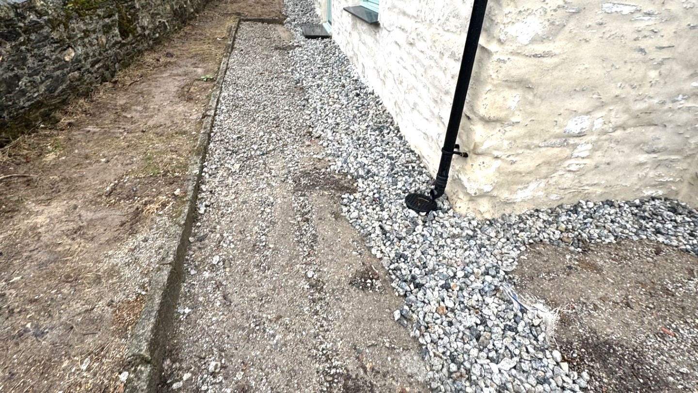 Historic Building Restoration & French Drain Mid Cornwall