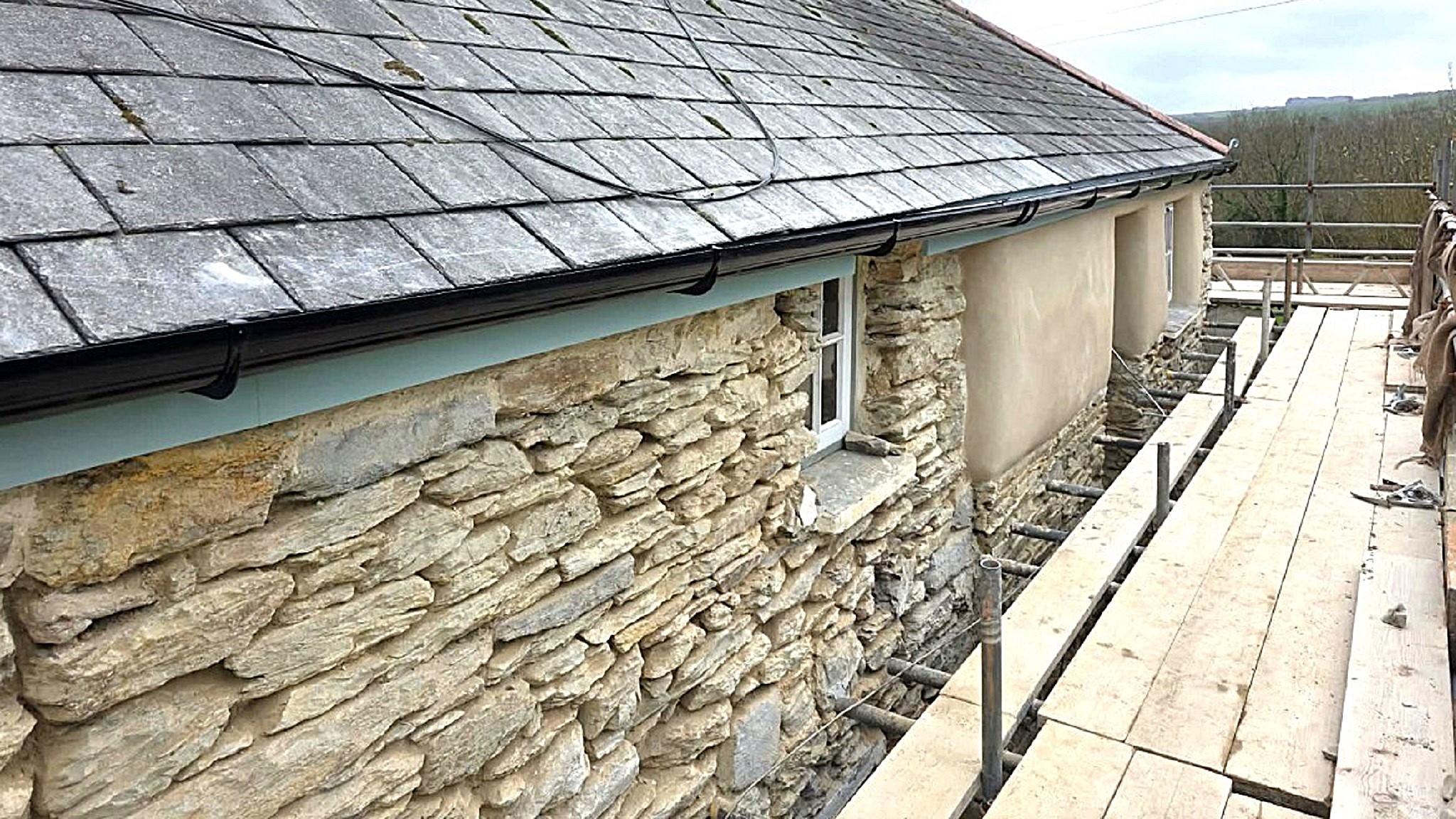 Lime Applications and Breathability Works Goonhavern